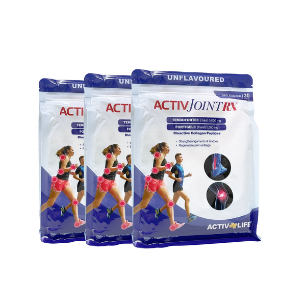 ACTIVJointRX with Fortigel® & Tendoforte® - Total Joint Support  (Tendons, Ligaments & Cartilage Support) - 3 Packs