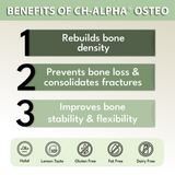 CH-Alpha Osteo Fortibone® (Rebuild Bone Density & Prevent Fractures) with Calcium Lactate - 2 Box