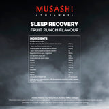 Musashi Sleep Recovery Fruit Punch 300g