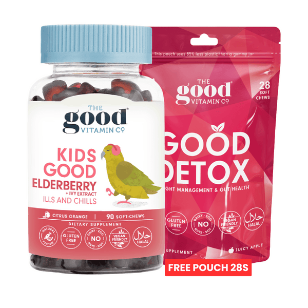 Good Vitamin Gummies Kids Good Elderberry + Ivy Extract (Ills and Chills) 90s