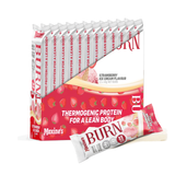 Maxine's Burn Protein Bars Strawberry Ice Cream 40g (Box of 12)