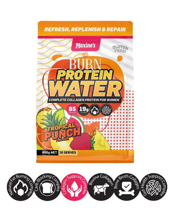 Maxine's Burn Collagen Water Tropical Punch 400g