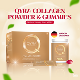 QYRA Collagen Powder (Wrinkles & Cellulite) - 3 Box FREE Collagen Gummies 1 Bottle