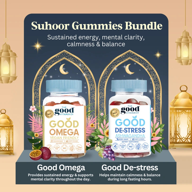 [Sahur Bundle 30% OFF] Good Vitamin Gummies Good Omega 60s + Good De-stress 60s