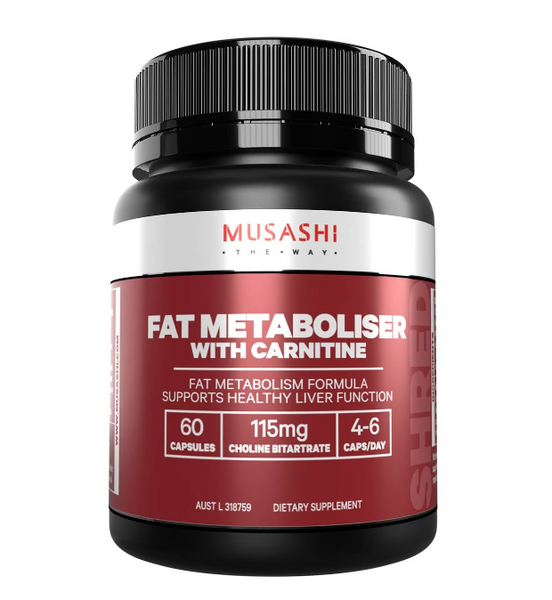 Musashi Fat Metaboliser with Carnitine (60 capsules)