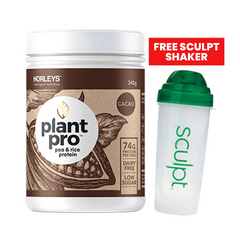 Horleys Vegan Plant Pro Pea and Rice Protein Cacao 340g (Exp: Jul 2024)