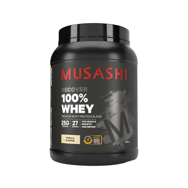Musashi 100% 乳清蛋白粉 香草味 (900g)