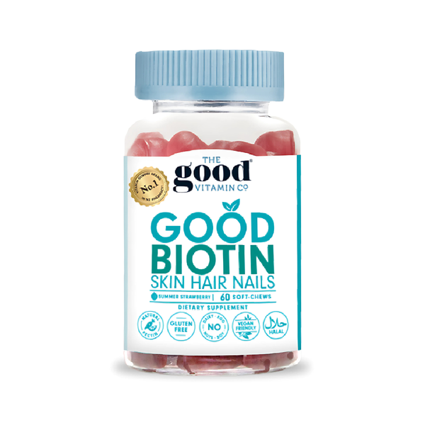 Gummies Vitamin Baik Biotin Baik (Kulit, Rambut &amp; Kuku) 60-an