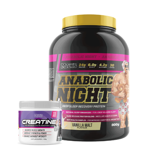 MAX'S Anabolic Night Vanilla Malt 900g 