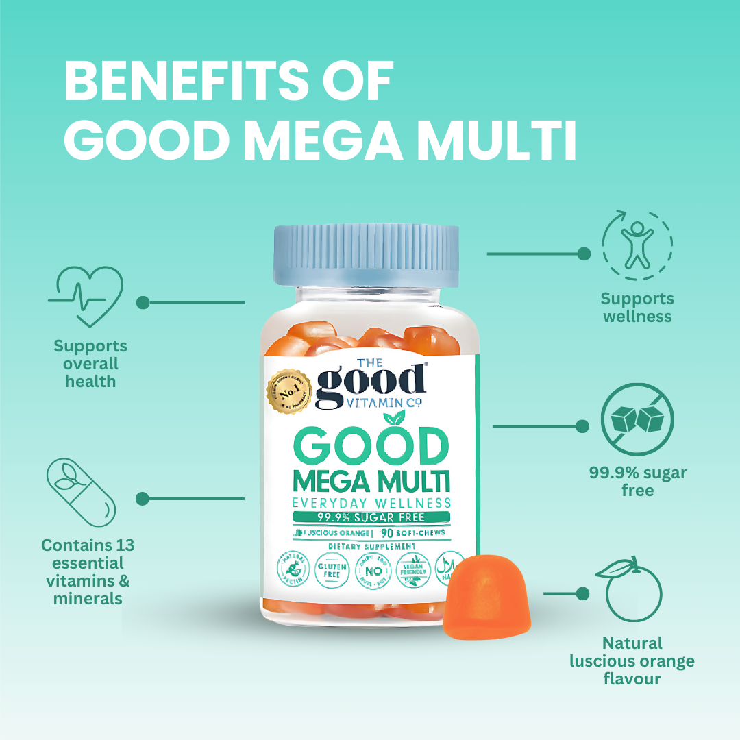 [Iftar Bundle 30% OFF] Good Vitamin Gummies Good Mega Multi 90s + Good Probiotics 60s