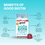 Good Vitamin Gummies Good Biotin (Skin, Hair & Nails) 60s