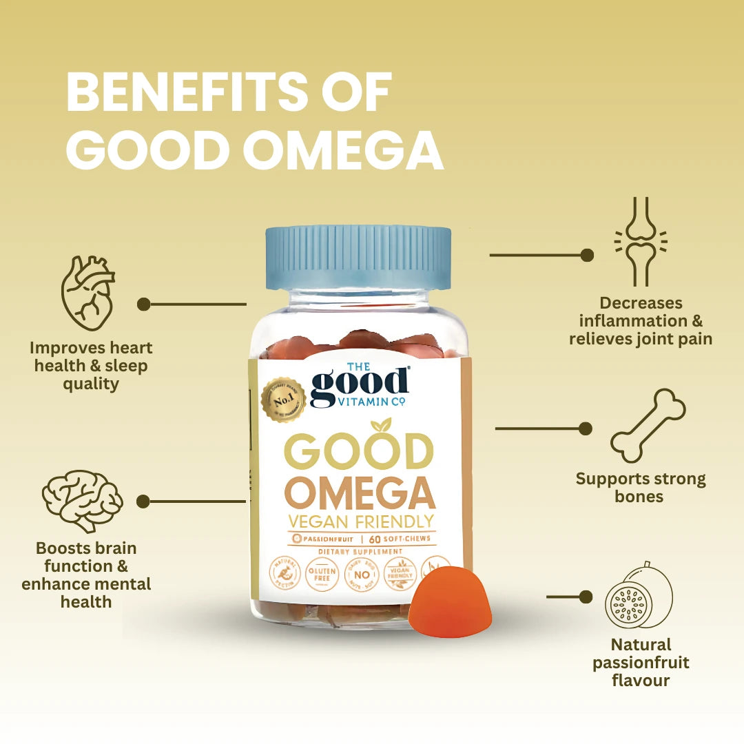 [Sahur Bundle 30% OFF] Good Vitamin Gummies Good Omega 60s + Good De-stress 60s