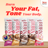 Maxine's Burn Protein Bars Choc Caramel Crunch 40g (Box of 12)