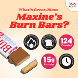 Maxine's Burn Protein Bars Choc Mocha 40g (Box of 12)