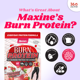 Maxine's Burn Protein Powder Strawberry Sundae 500g