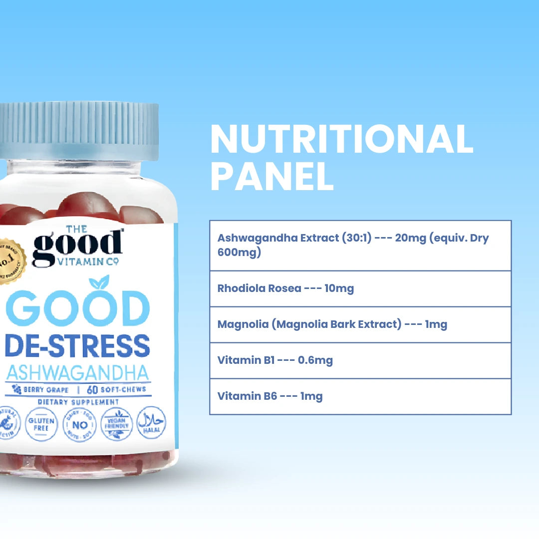 [Sahur Bundle 30% OFF] Good Vitamin Gummies Good Omega 60s + Good De-stress 60s