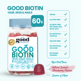 Good Vitamin Gummies Good Biotin (Skin, Hair & Nails) 60s