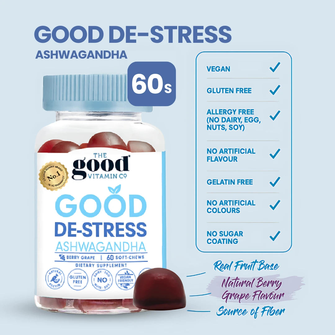 [Sahur Bundle 30% OFF] Good Vitamin Gummies Good Omega 60s + Good De-stress 60s