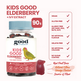 Good Vitamin Gummies Kids Good Elderberry + Ivy Extract (Ills and Chills) 90s