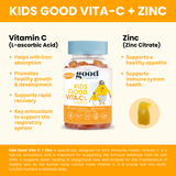 Good Vitamin Gummies Kids Good Vita-C + Zinc (Immunity) 90s