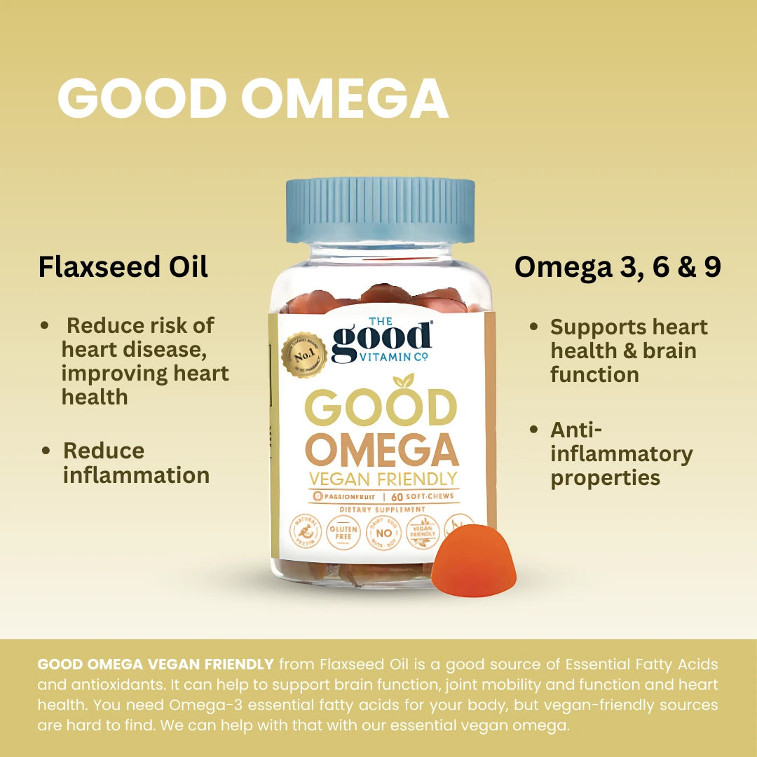 [Sahur Bundle 30% OFF] Good Vitamin Gummies Good Omega 60s + Good De-stress 60s