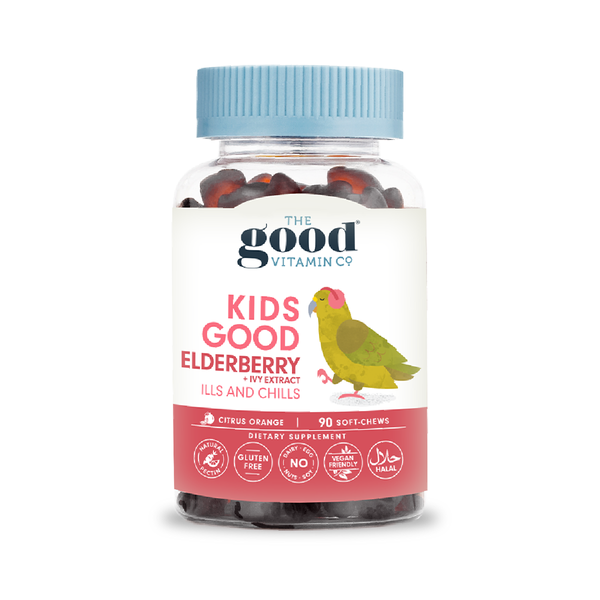 Good Vitamin Gummies Kids Good Elderberry + Ivy Extract (Ills and Chills) 90s