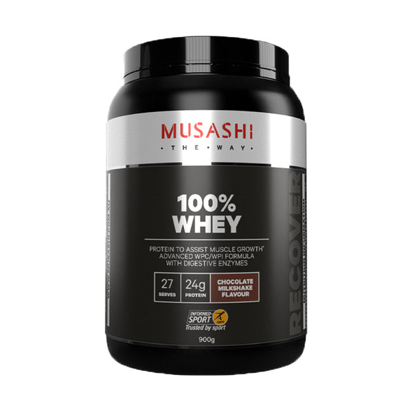 Musashi 100% Whey Protein Powder Chocolate (900g)