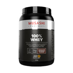 Musashi 100% Whey Protein Powder Chocolate (900g)