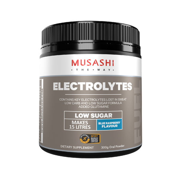 Musashi Electrolytes Blue Raspberry Flavour 300g