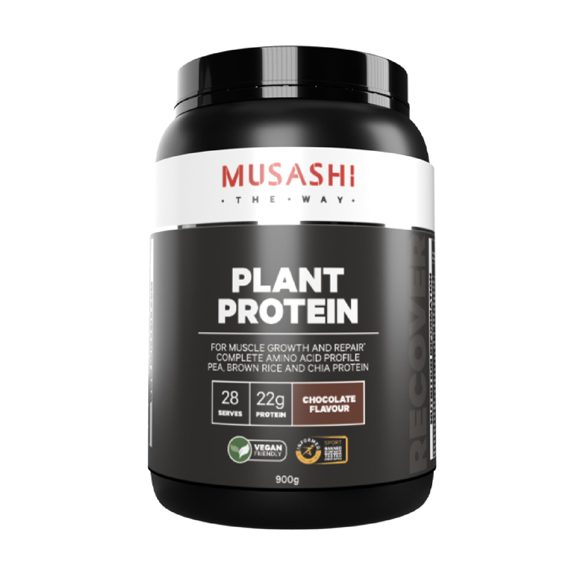 Musashi Plant Protein Powder Chocolate 900g