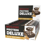 Musashi Deluxe Protein Bar Peanut Crunch 60g (Box of 12)  (BBD: Dec 2024)