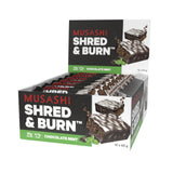 Musashi Shred&Burn Low Carb Bar Chocolate Mint 60g (Box of 12)