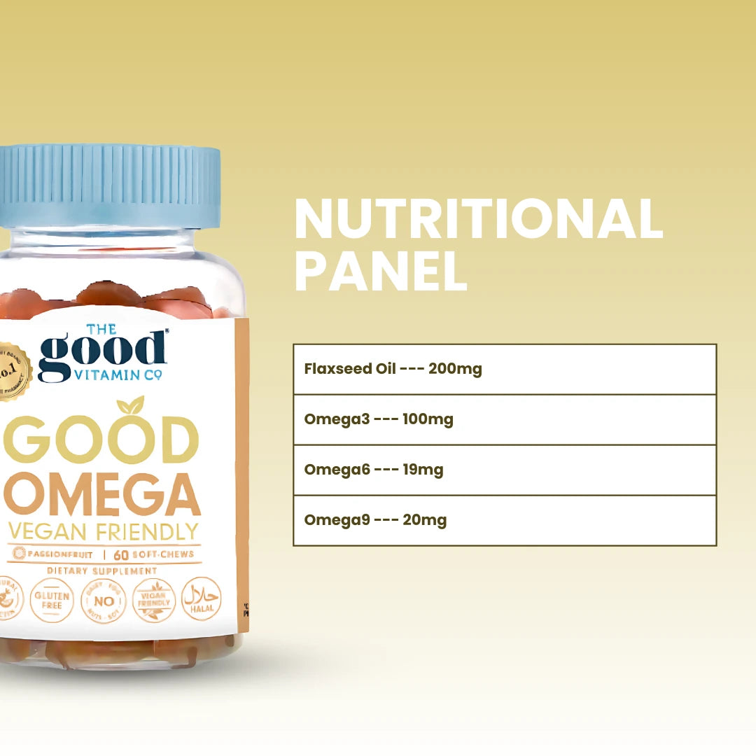 [Sahur Bundle 30% OFF] Good Vitamin Gummies Good Omega 60s + Good De-stress 60s