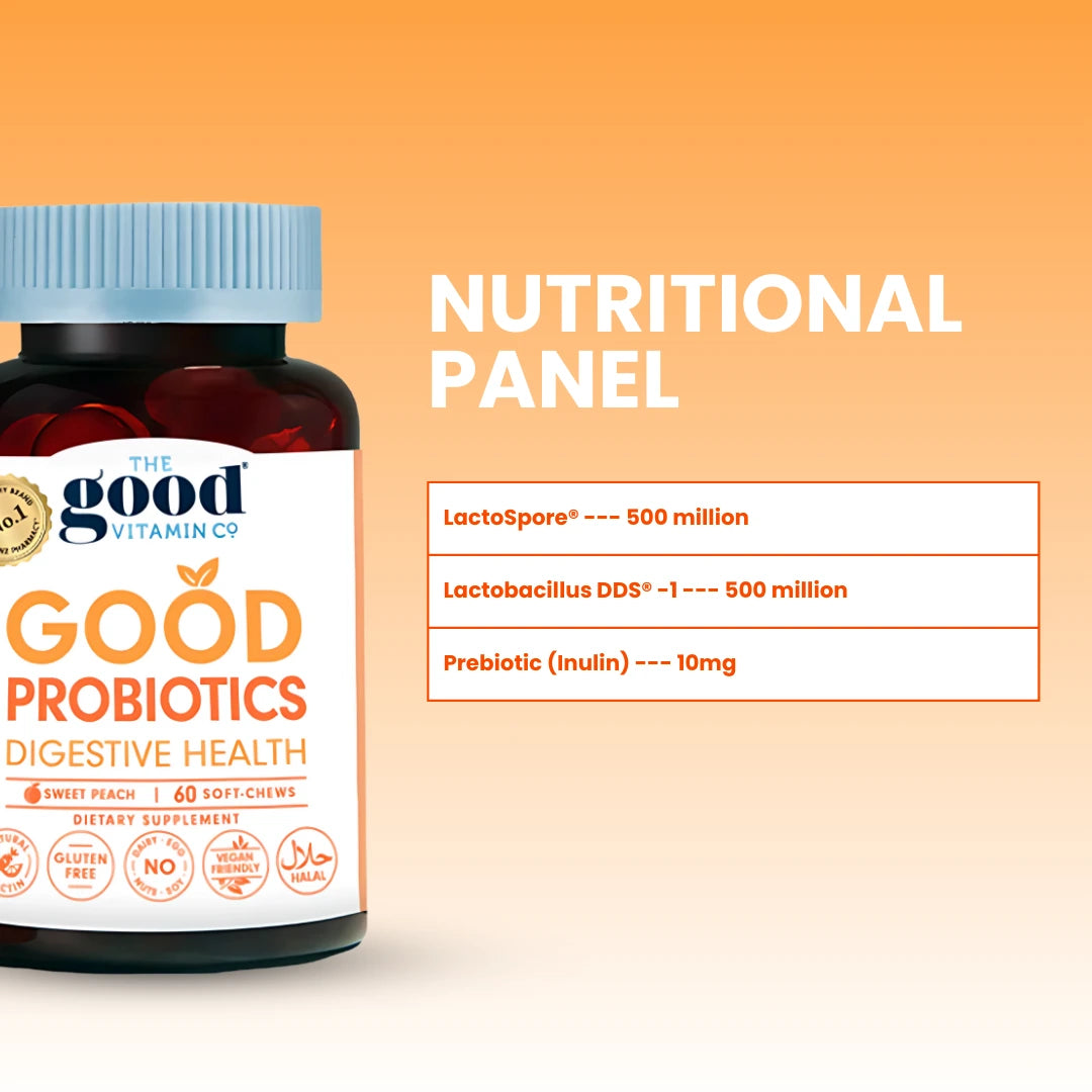 [Iftar Bundle 30% OFF] Good Vitamin Gummies Good Mega Multi 90s + Good Probiotics 60s