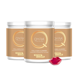 QYRA Verisol® Collagen Gummies (Hair, Wrinkles, Cellulite & Nails Support) - 3 Bottles [08/2024]