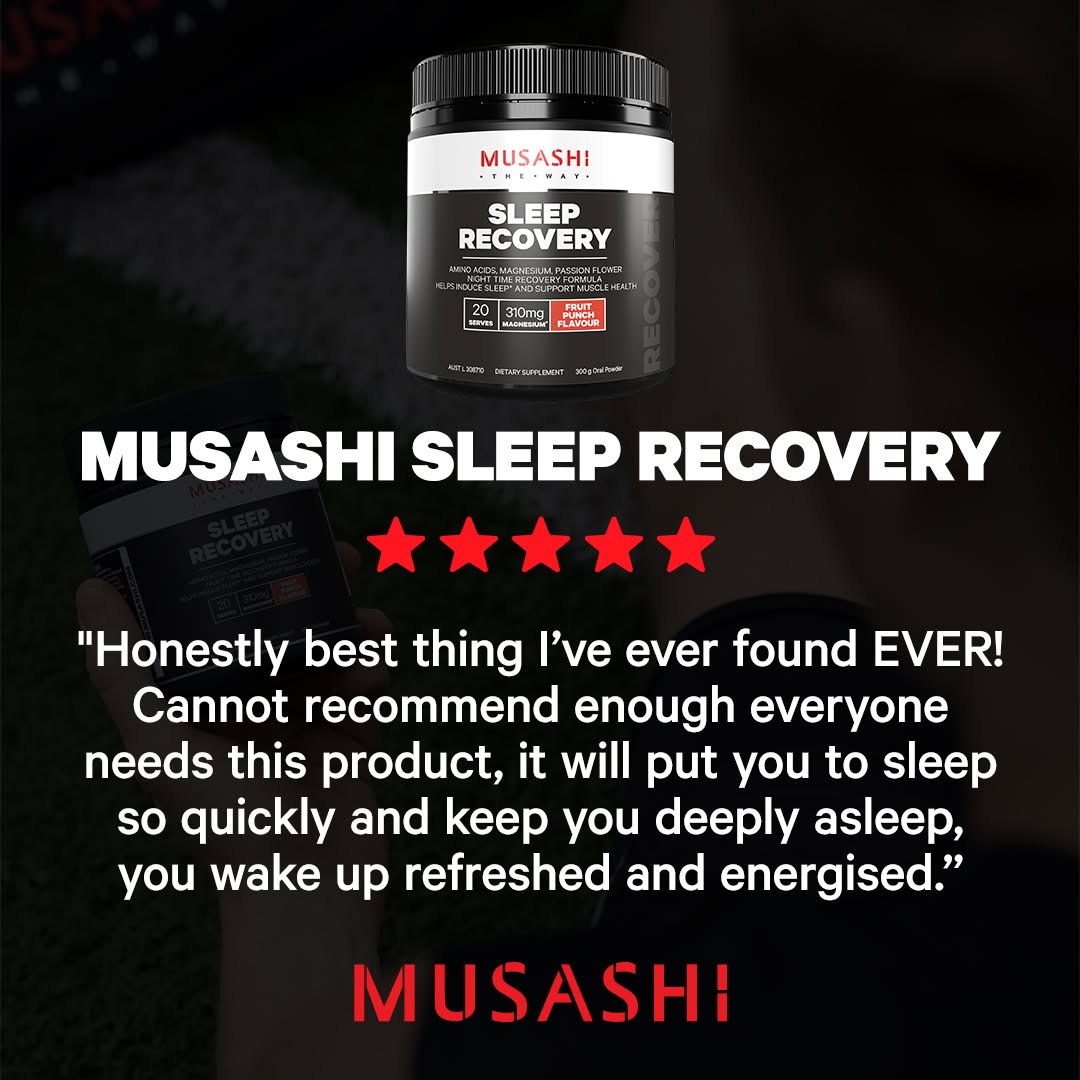 Musashi Sleep Recovery Fruit Punch 300g