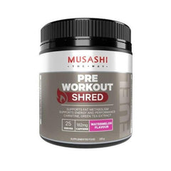 Musashi Pre Workout Shred Watermelon Flavour 225g