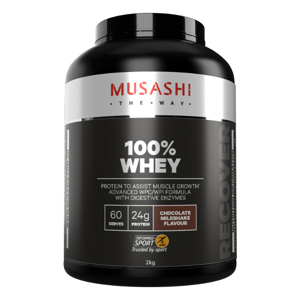 Musashi 100% Whey Powder Chocolate (2kg)