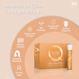 QYRA Collagen Drink (Hair, Wrinkles, Cellulite & Nails Support) - 3 Box [EXP: 07/2025] [Pre-order]