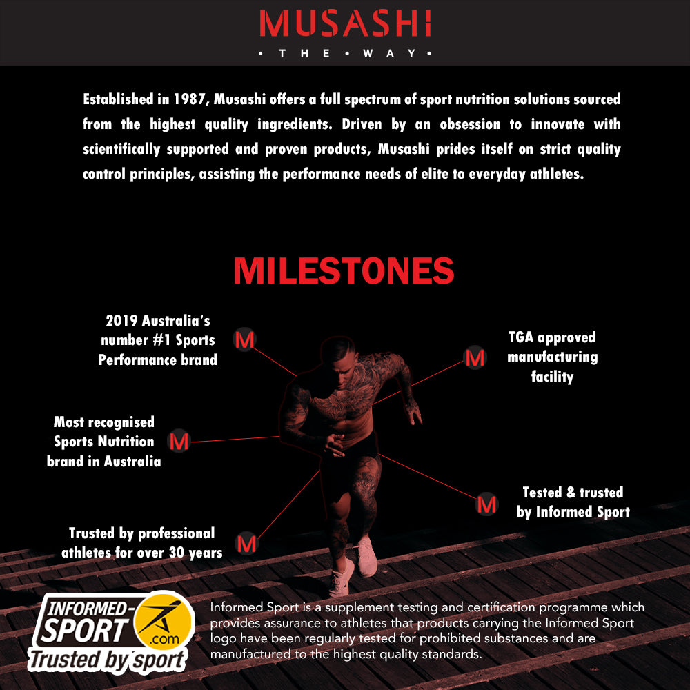 Musashi ZMA+ 60 Capsules