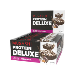 Musashi Deluxe Protein Bar Rocky Road 60g (Box of 12)