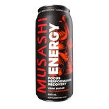 Musashi Energy Drink 500ml x 12 (Fruit Crush) Focus | Performance | Energy | Pre-Workout