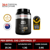 Musashi 100% Whey Protein Powder Vanilla (900g)