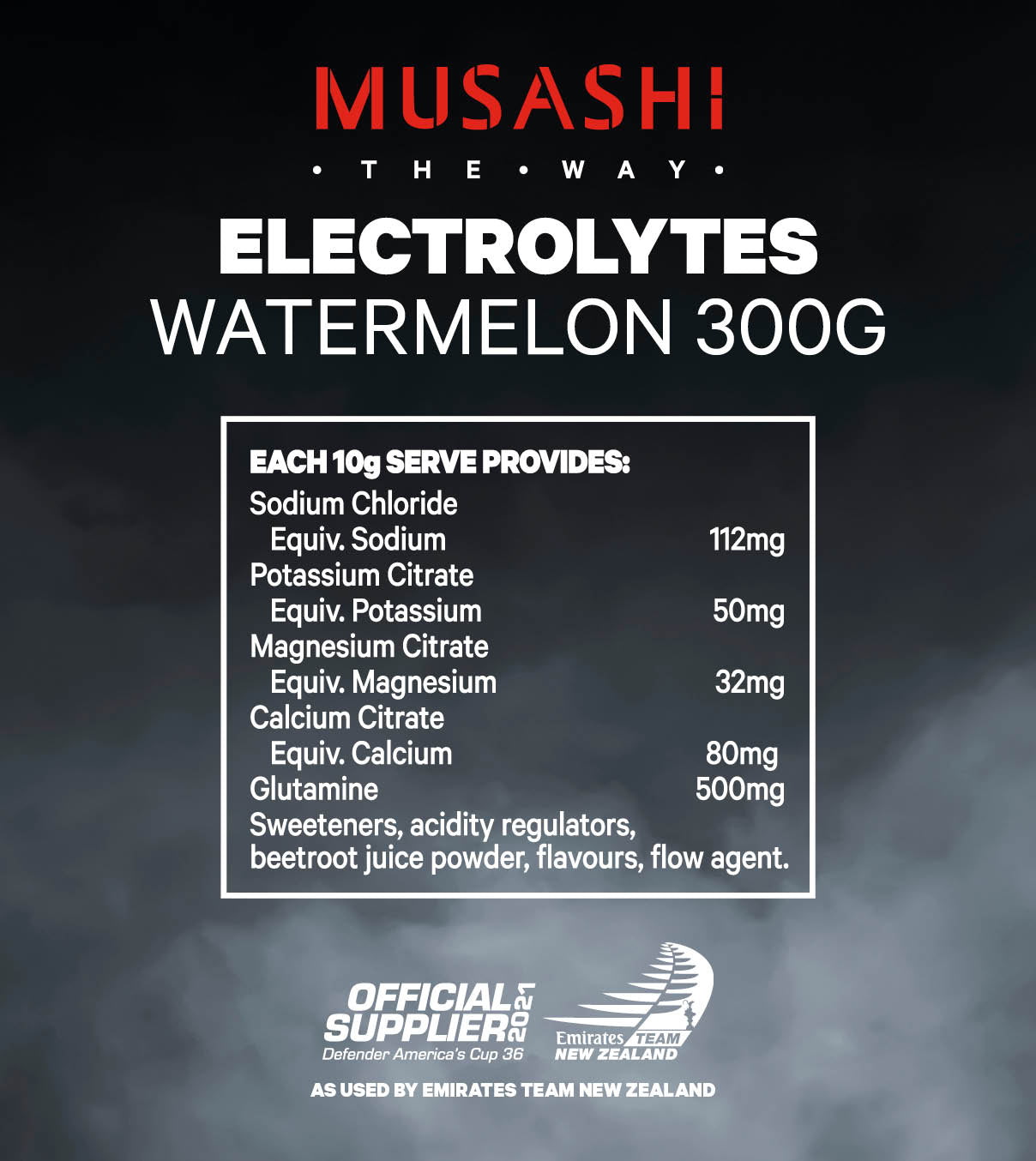 Musashi Electrolytes Watermelon (300g)