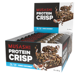 Musashi Protein Crisp Bar Choc Coconut 60g (Box of 12)